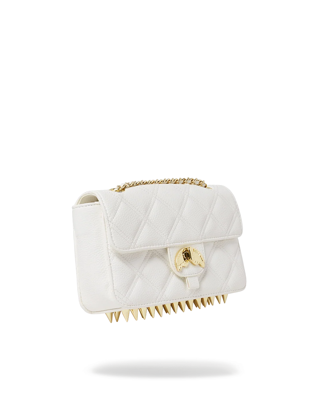 RIVIERA LE BLANC GOLD CHAIN SHARK HANDBAG