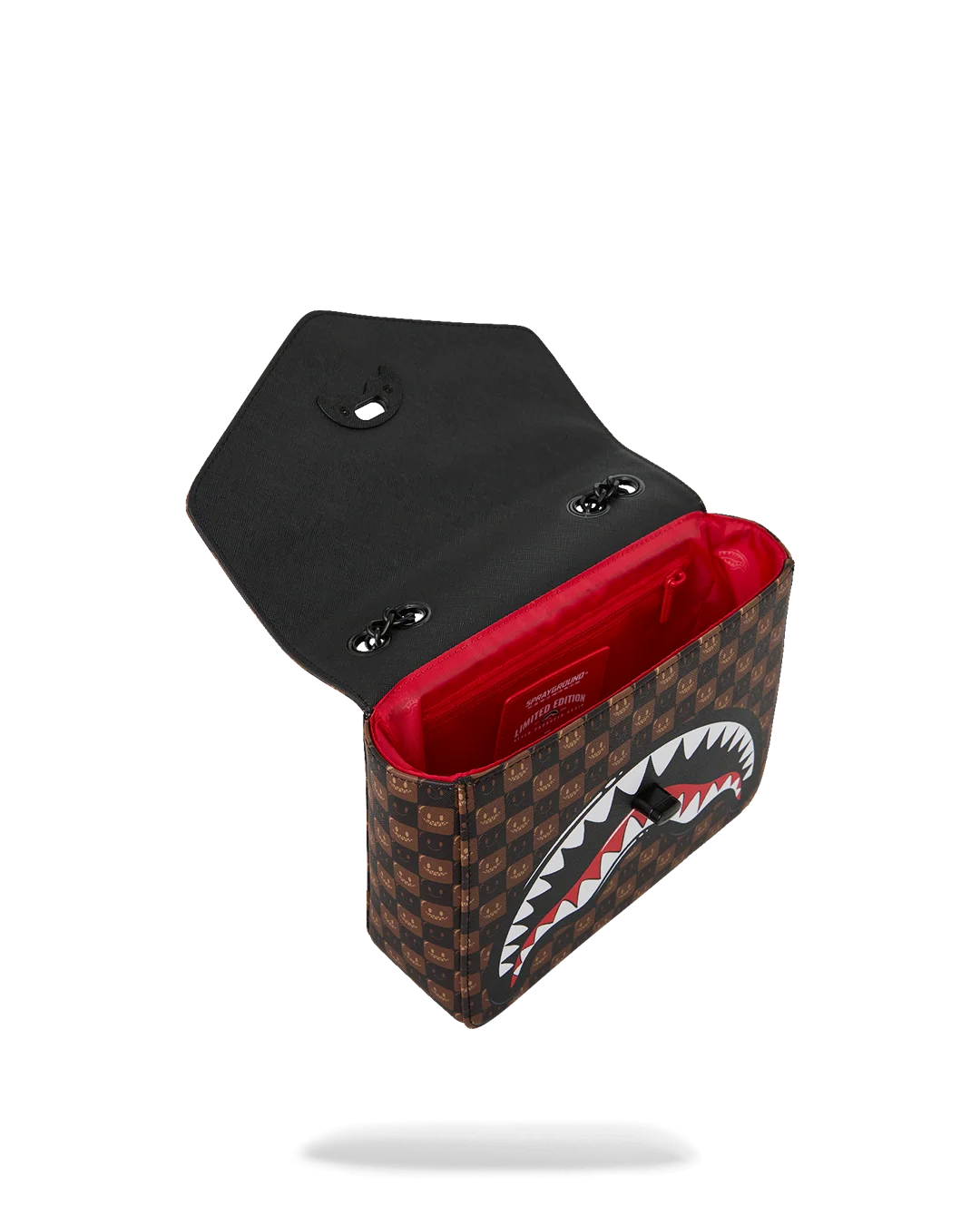 SHARKS IN PARIS GRIN & GRIND HANDBAG