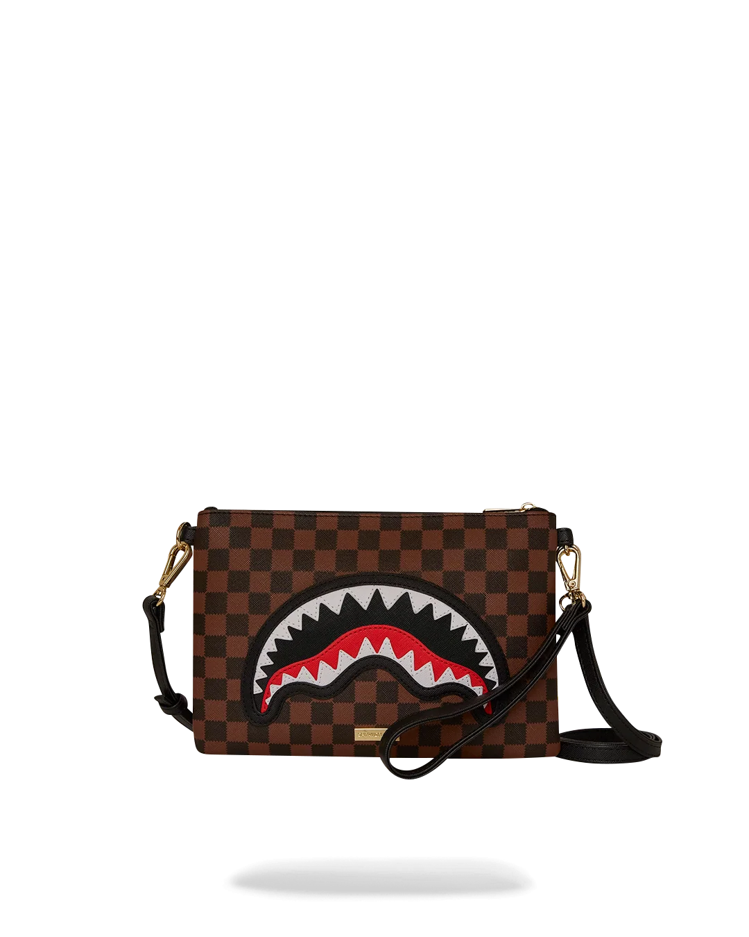 SAWTOOTH SHARKS IN PARIS CROSSOVER CLUTCH