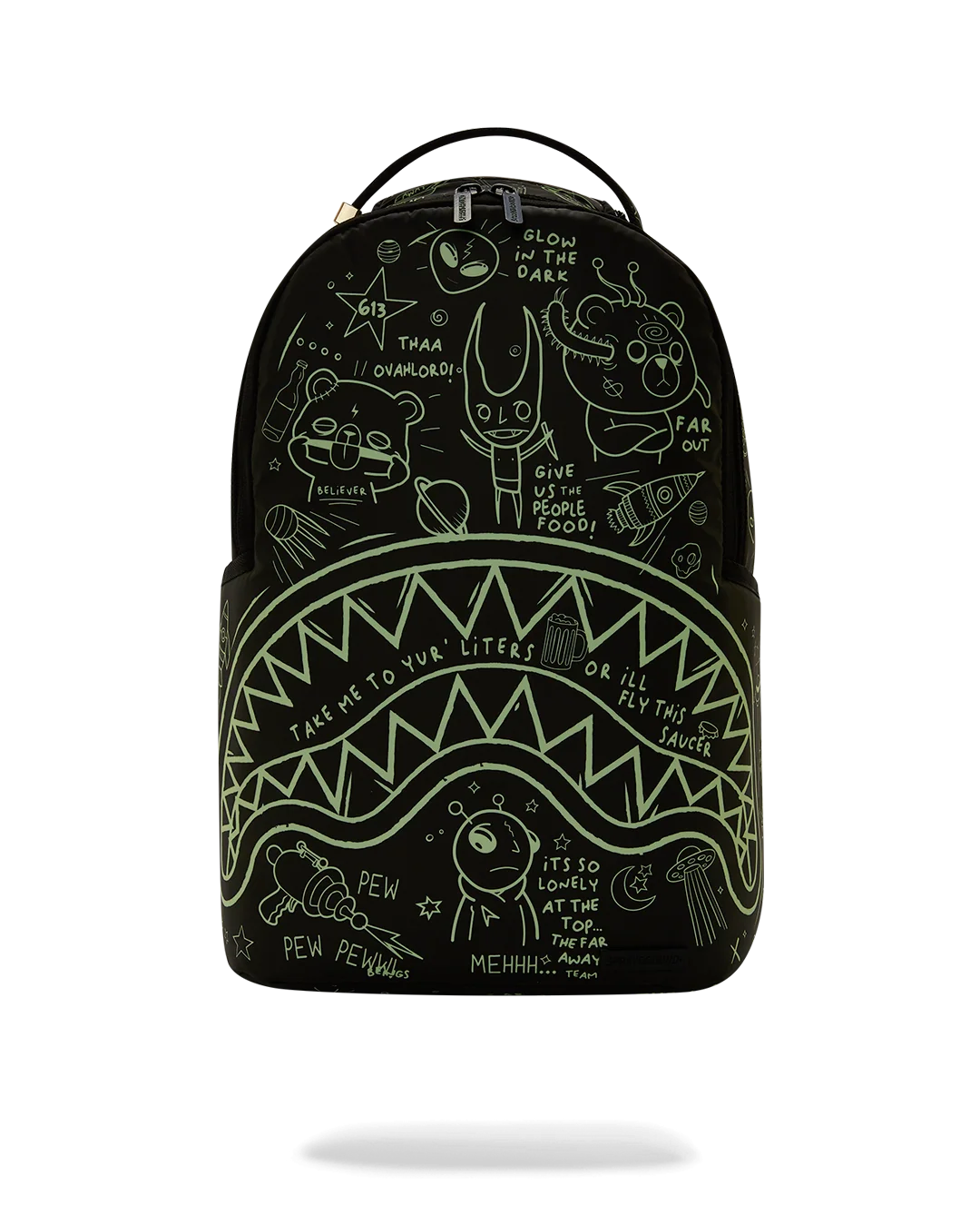 GLOW THE SPACE BACKPACK (GLOW IN THE DARK EFFECT)