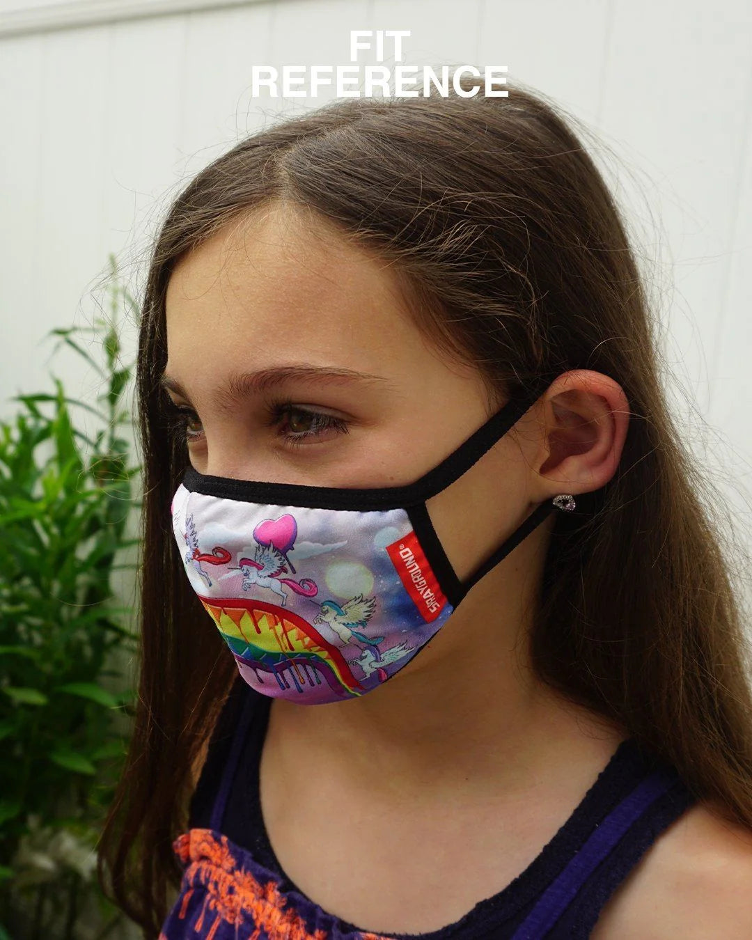 KIDS FORM FITTING MASK: MELT THE RAINBOW