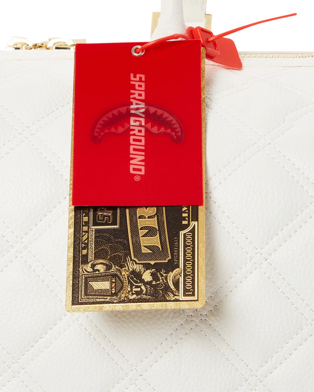 RIVIERA LE BLANC GOLD CHAIN SHARK MINI DUFFLE