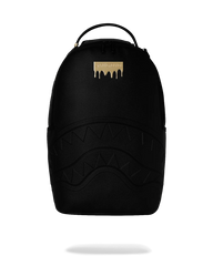 GOLD BRICK DRIP BLACK BACKPACK