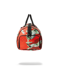 MONEY CAMO (RED) DUFFLE