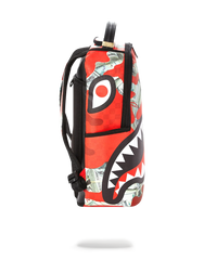 MONEY CAMO (RED) BACKPACK