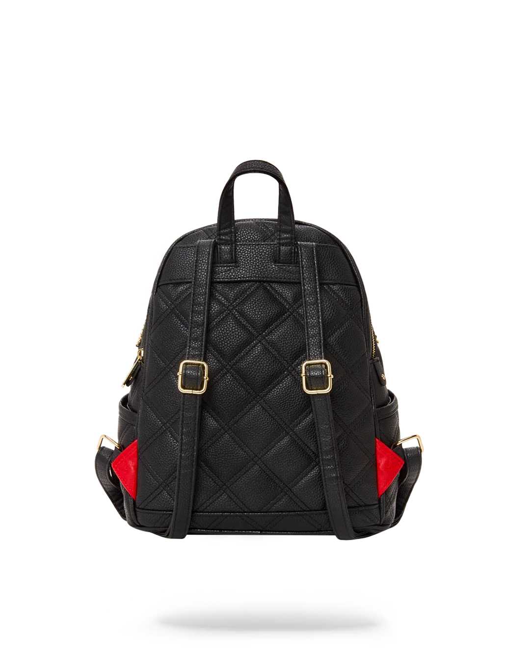 NOIR QUILT GOLD CHAIN SHARK SAVAGE BACKPACK