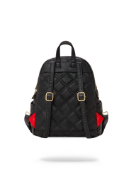 NOIR QUILT GOLD CHAIN SHARK SAVAGE BACKPACK
