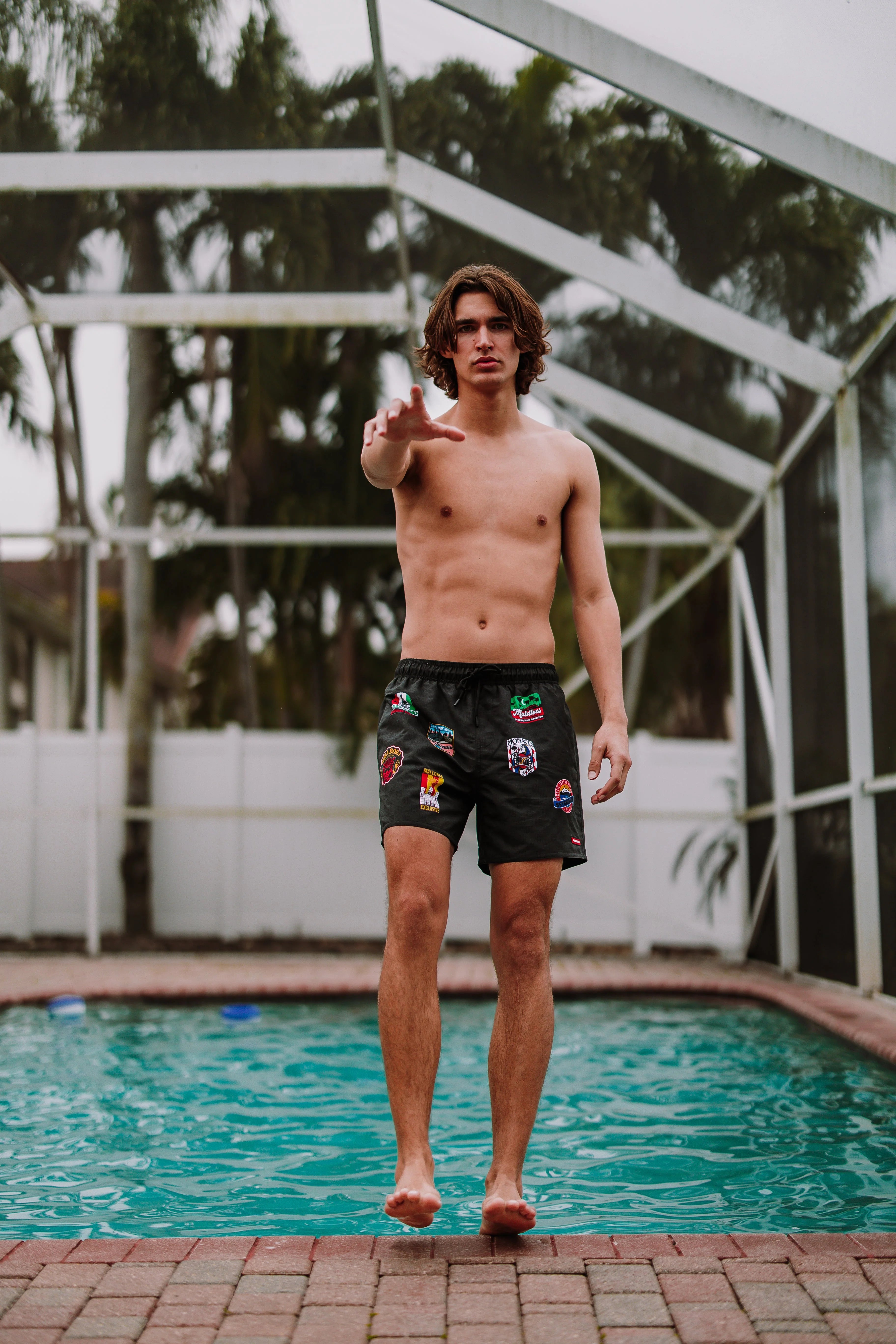GLOBAL MOGUL BILLIONAIRE SWIM SHORTS