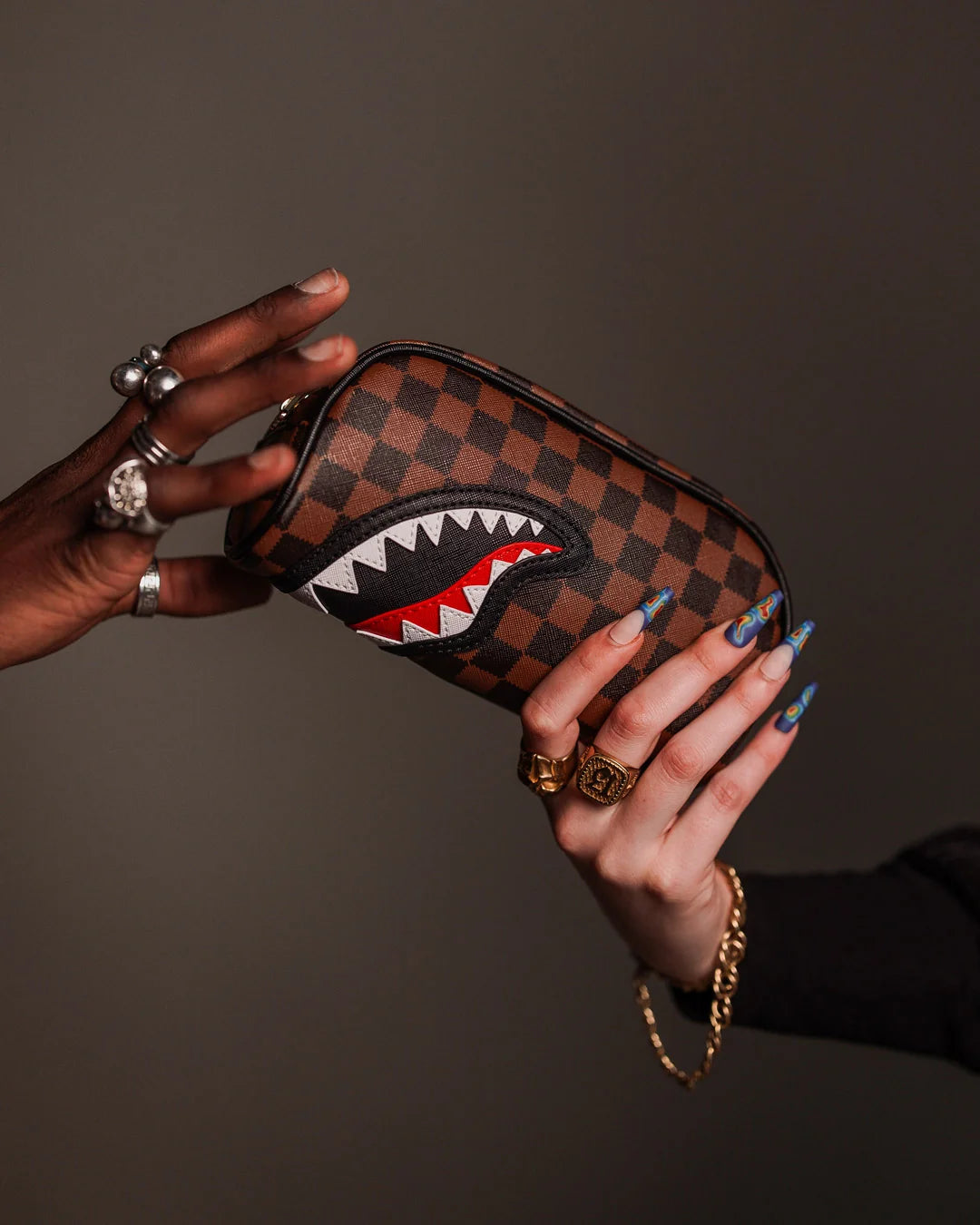 SAWTOOTH SHARKS IN PARIS POUCH