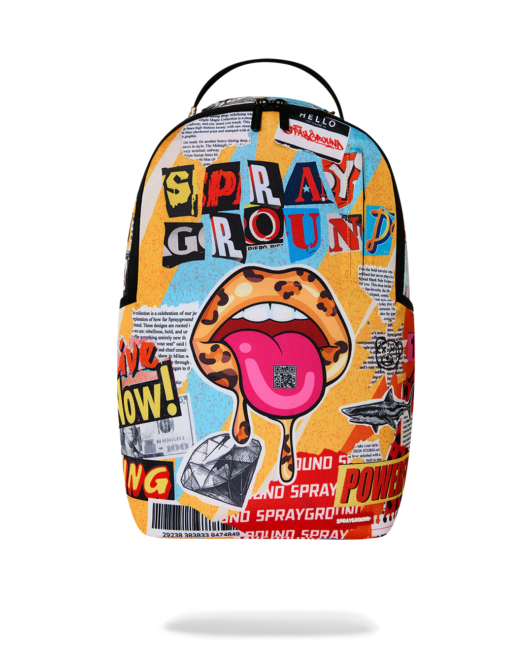 COLLAGE OF FUN BACKPACK