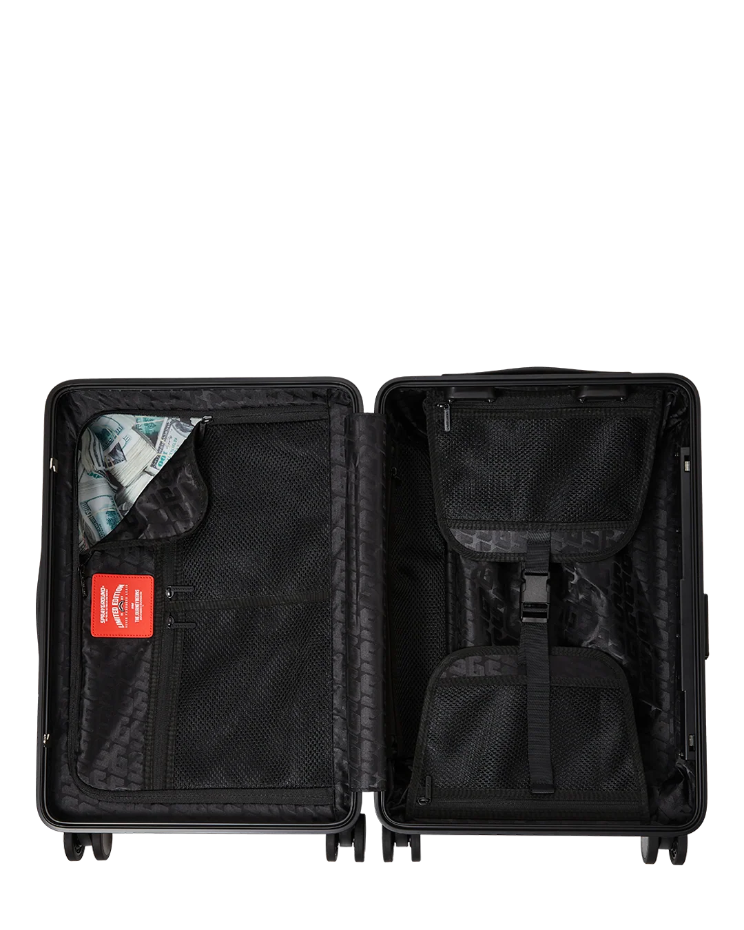SHARKS IN PARIS BLUR EFFECT CARRY-ON LUGGAGE