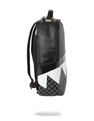 BLACK HALF CHECK SHARKS IN PARIS BACKPACK (ONE OF ONE)