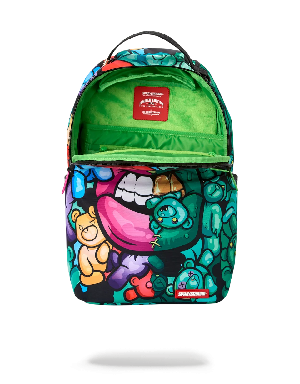 ZOMBIE GUMMY BEAR LIPS BACKPACK