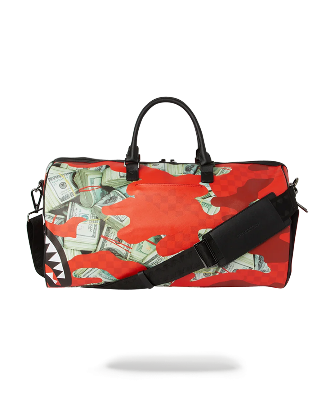 MONEY CAMO (RED) DUFFLE