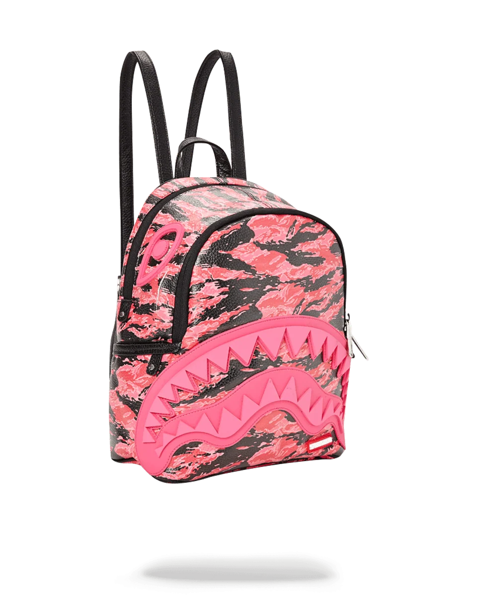 PINK TIGER CAMO SHARKMOUTH SAVAGE BACKPACK