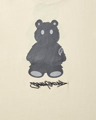 SHORT SLEEVE GRAPHIC MONEY BEAR T-SHIRT (APRICOT)