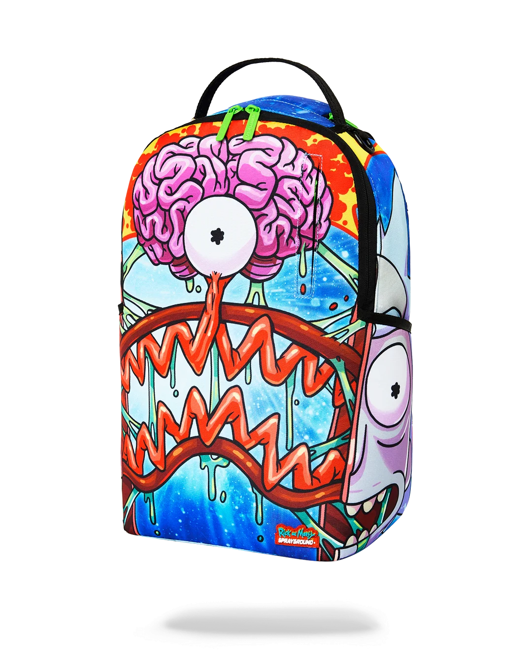 RICK AND MORTY SPLIT RICK HEAD GUTS BACKPACK