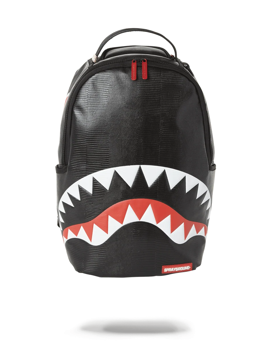 BLACK REPTILE SHARK BACKPACK (ONE OF ONE)