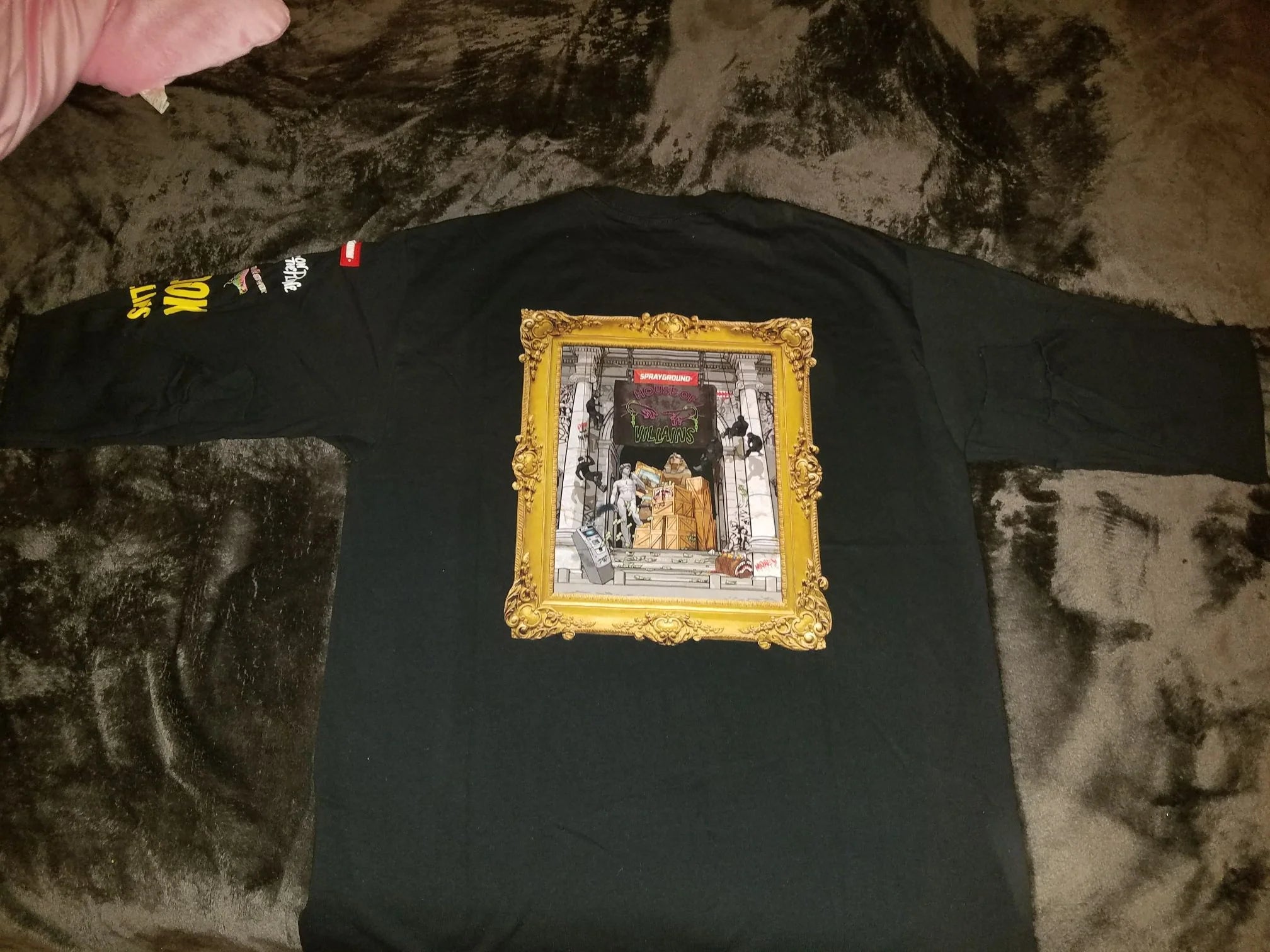 SANDFLOWER COLLABORATION VILLAINS LONG SLEEVE TEE