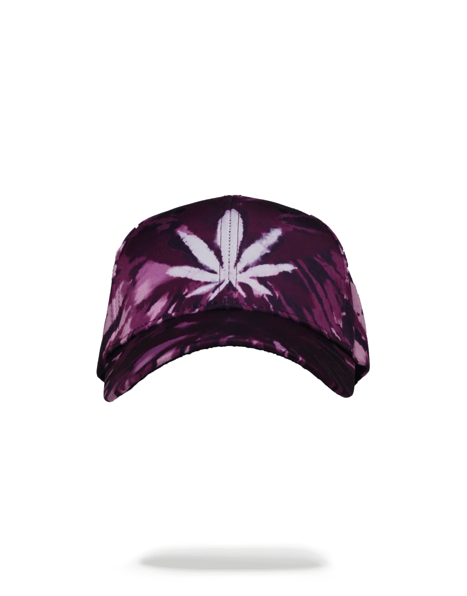 TIE DYE PURPLE 420 HAT