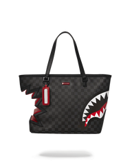 SHARK BITE SHARKS IN PARIS GRAY TOTE