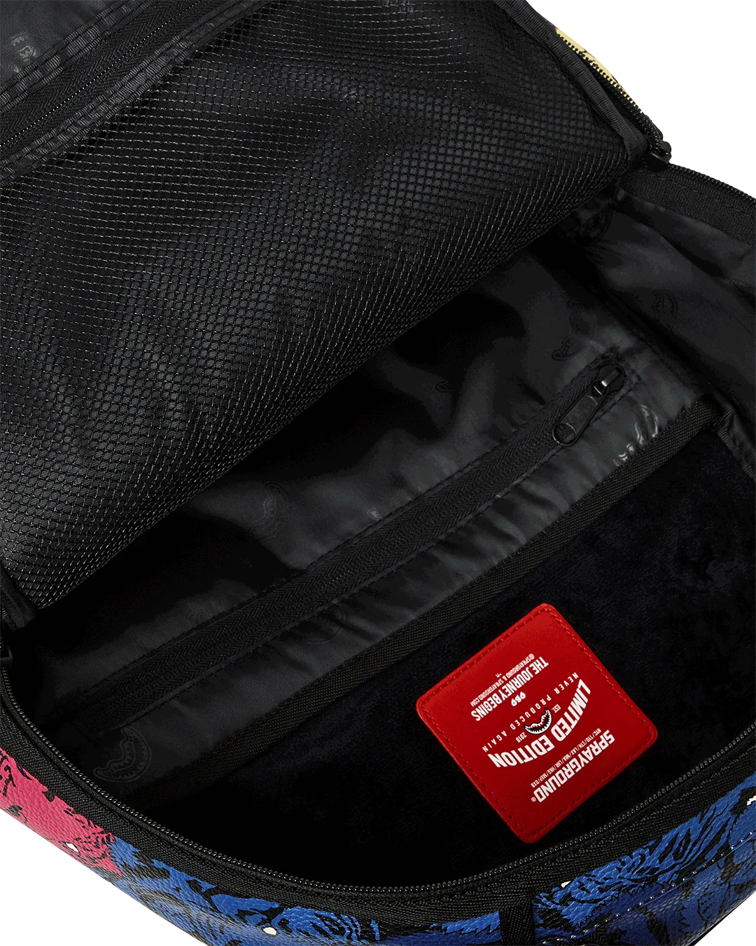 TIGER ROAR GOLD PLATED BACKPACK