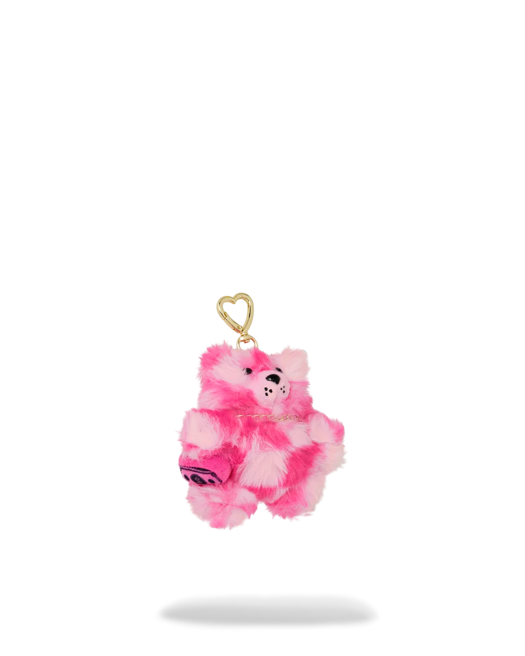 FURZILLA SHARK (PINK CHECK) KEYCHAIN