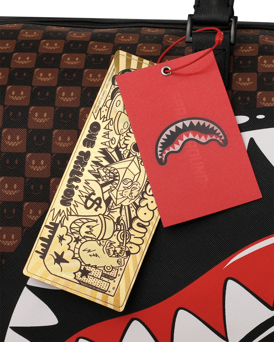 SHARKS IN PARIS GRIN & GRIND DUFFLE