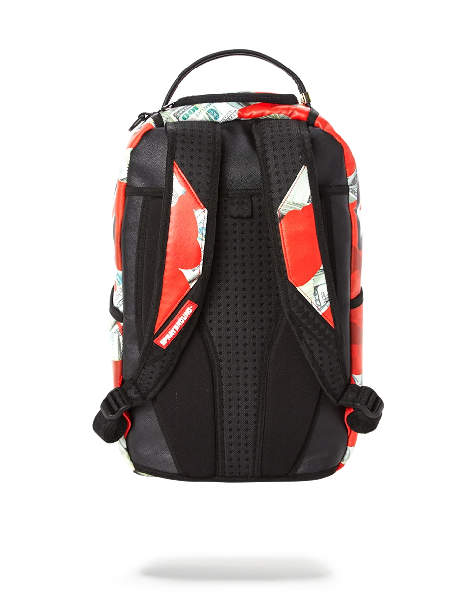 MONEY CAMO (RED) BACKPACK