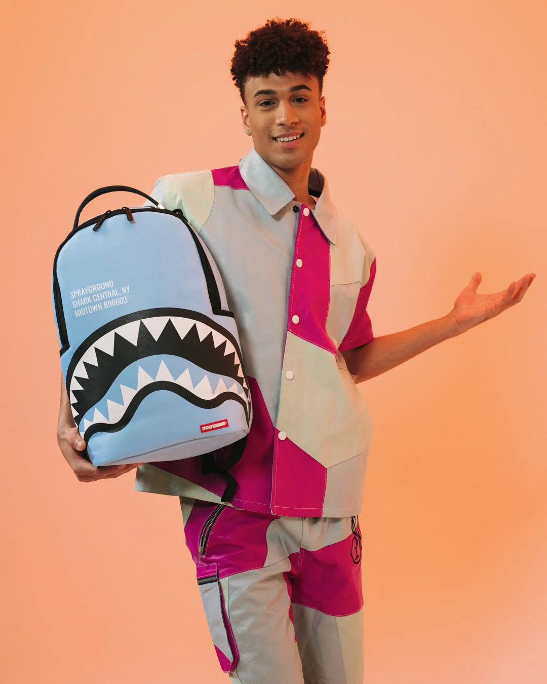 SHARK CENTRAL (BLUE) BACKPACK (DLXV)