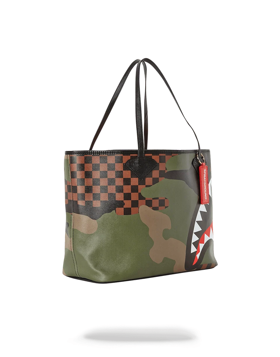 SHARKS IN PARIS (CAMO EDITION) TOTE