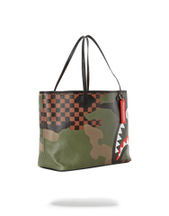 SHARKS IN PARIS (CAMO EDITION) TOTE