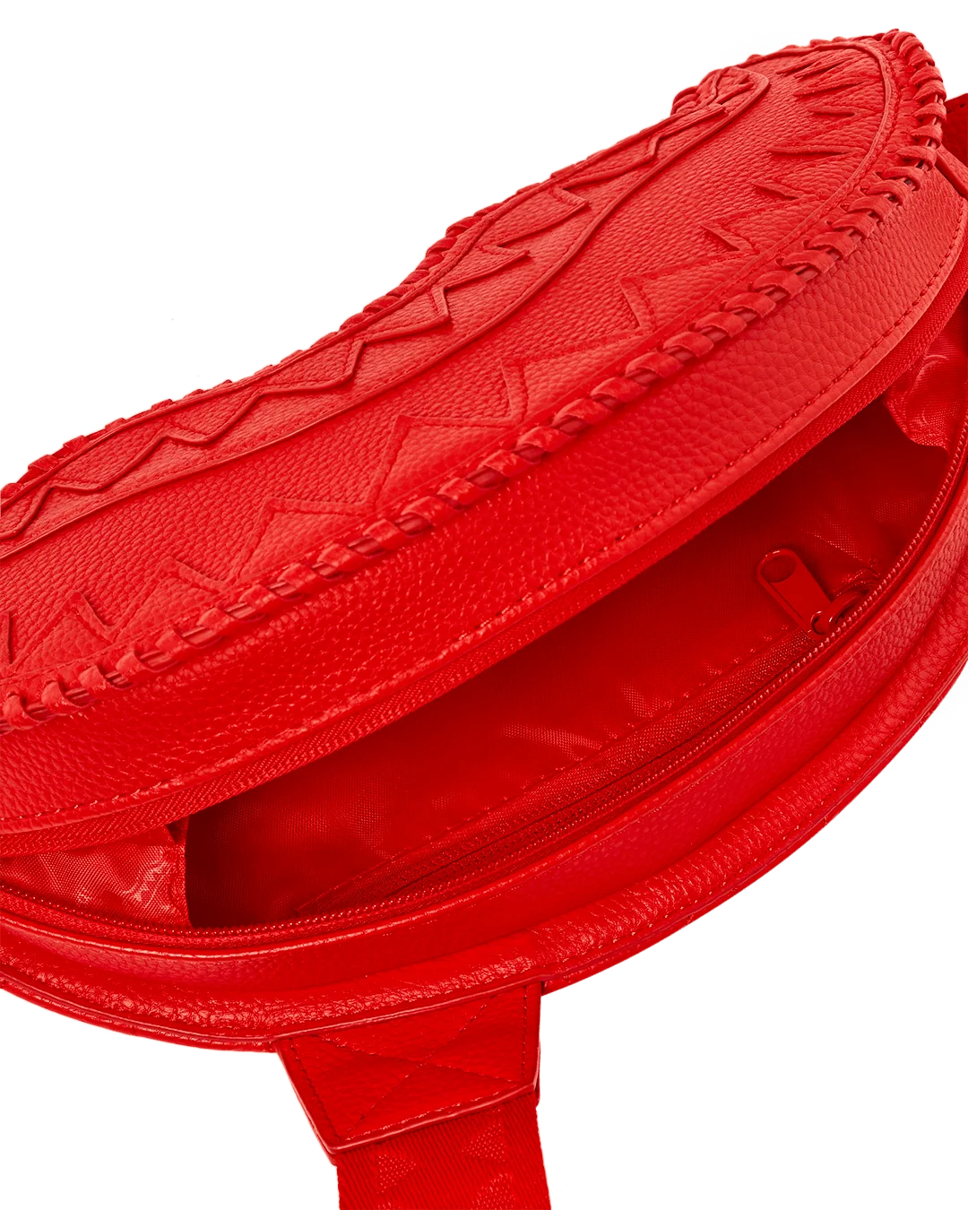 RED RIVIERA SHARKMOUTH CROSSBODY