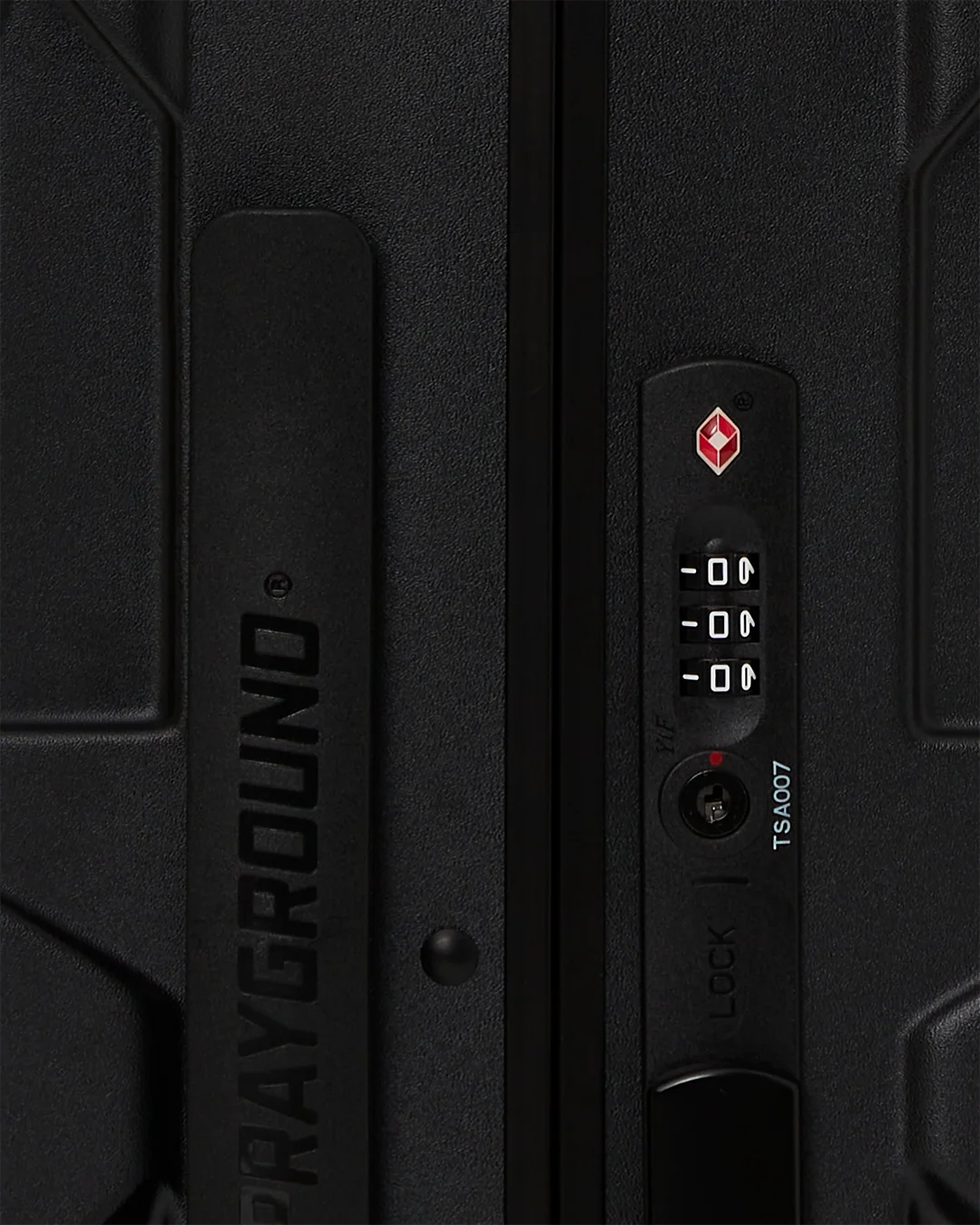 REALITY CHECK SHARKITECTURE CARRY-ON JETBLACK LUGGAGE (GUNMETAL HARDWARE)