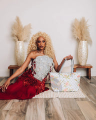 A.I. AFRICAN INTELLIGENCE ELEGANT ENERGY TOTE - SANDFLOWER COLLAB