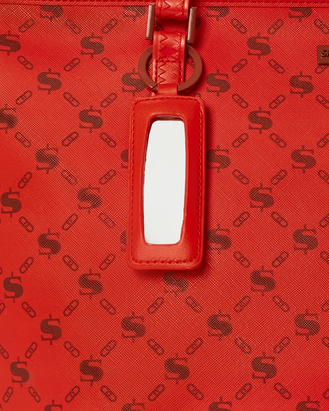 MONEY PATTERN BRICK TOTE