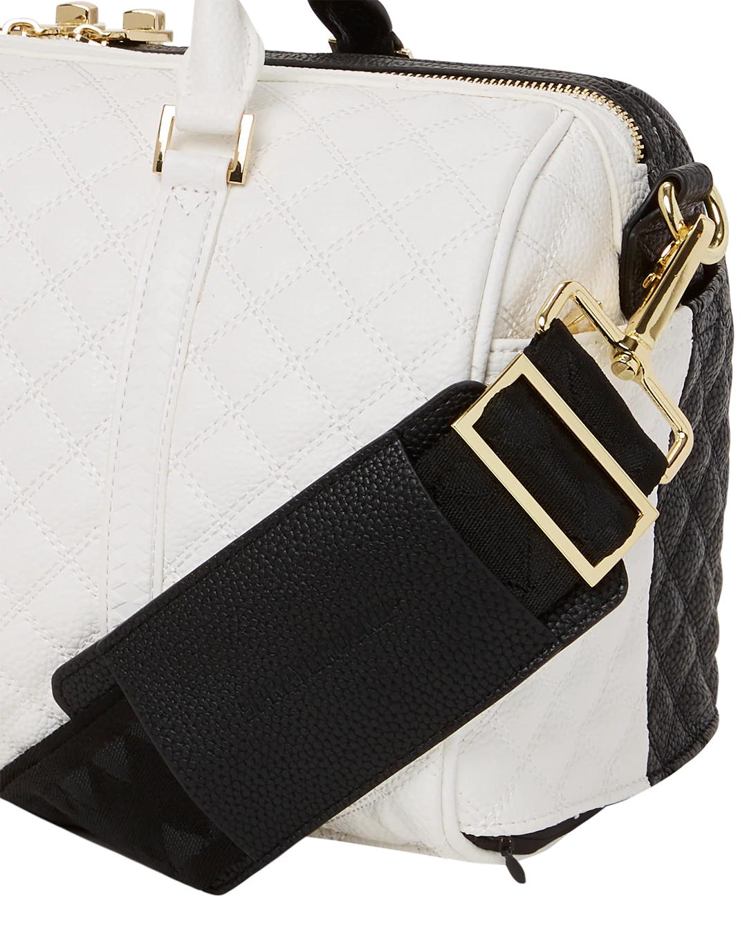 LEVELED UP SPLIT QUILT SHARK MINI DUFFLE
