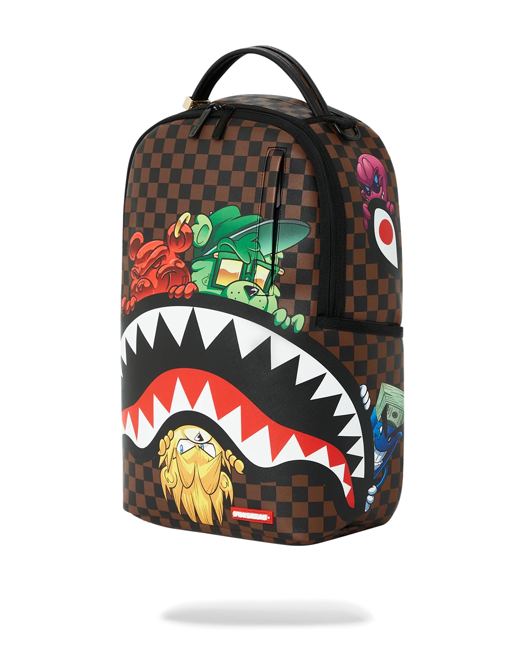 SHARKS IN PARIS CHARACTERS SNEAKIN BACKPACK (DLXV)