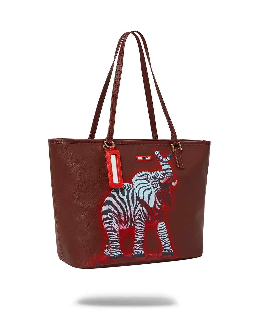 ZEBRA ELEPHANT RON ENGLISH COLLAB TOTE