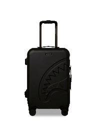 REALITY CHECK SHARKITECTURE CARRY-ON JETBLACK LUGGAGE (GUNMETAL HARDWARE)
