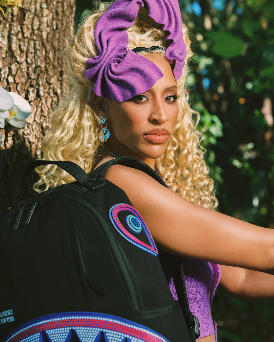 A.I. AFRICAN INTELLIGENCE BORN AND RAISED BACKPACK - SANDFLOWER COLLAB