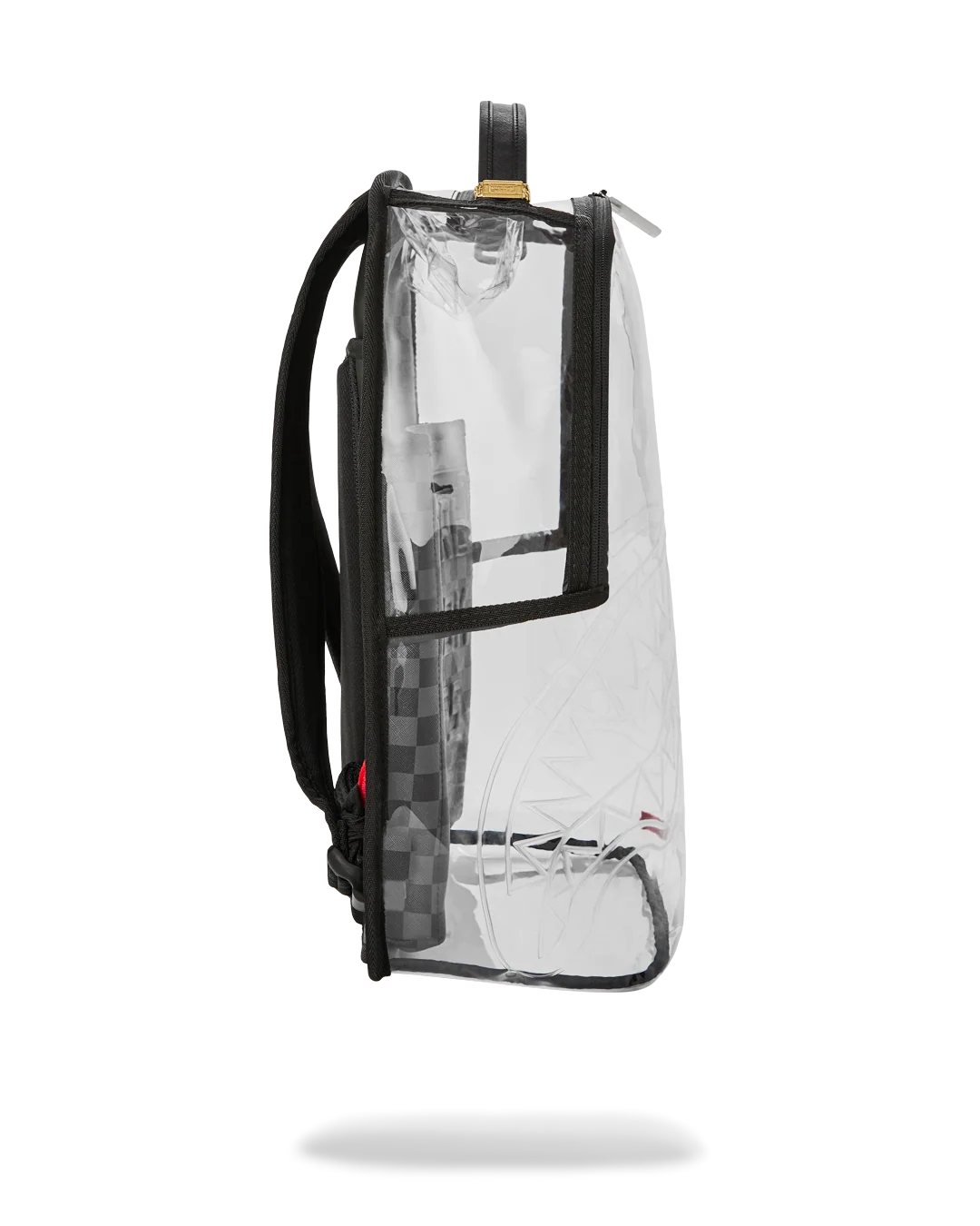 CLEAR DLX BACKPACK - CHECKED OUT (GRAY BLK CHECK)