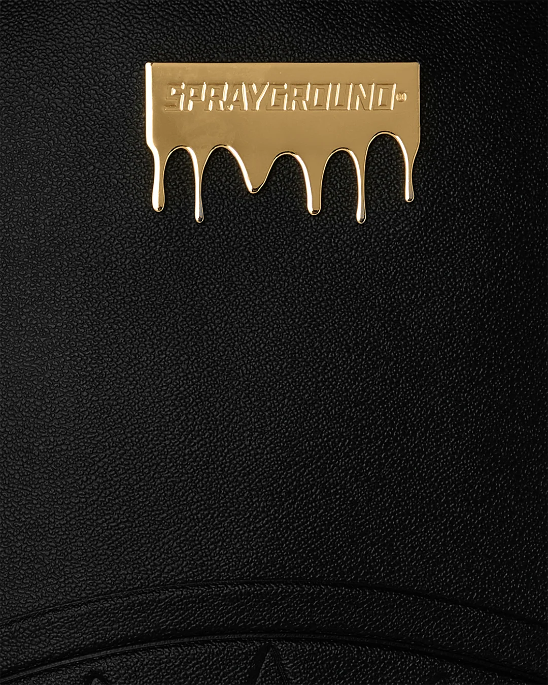 GOLD BRICK DRIP BLACK BACKPACK