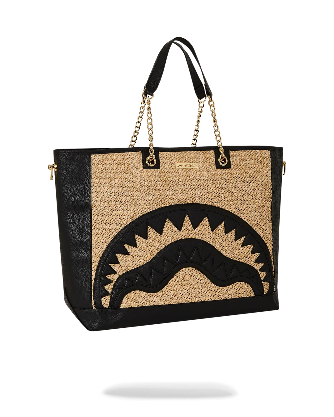 RAFFIA PALM TOTE