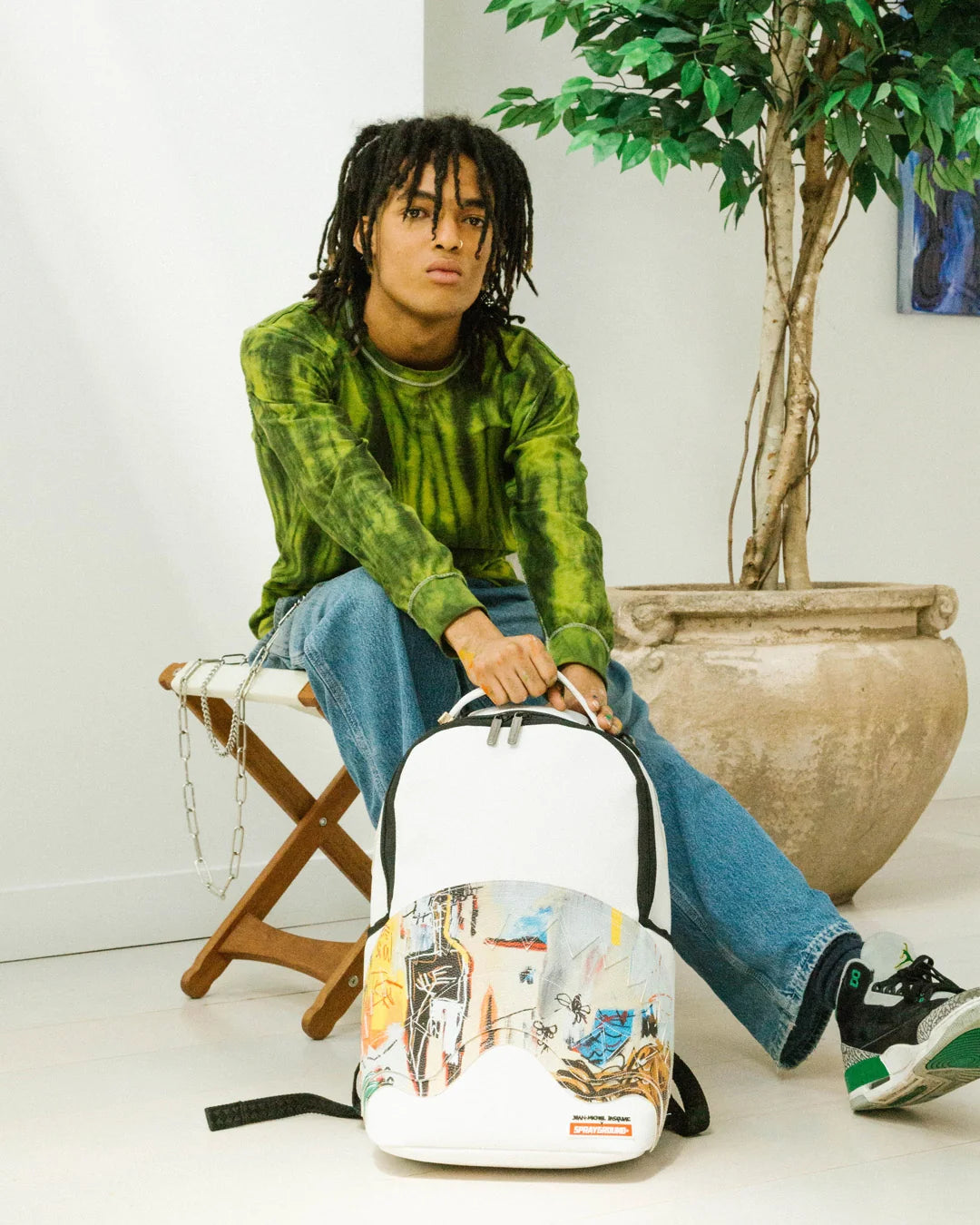 OFFICIAL BASQUIAT ACQUE PERICOLOSE 1981 BACKPACK (DLXV)