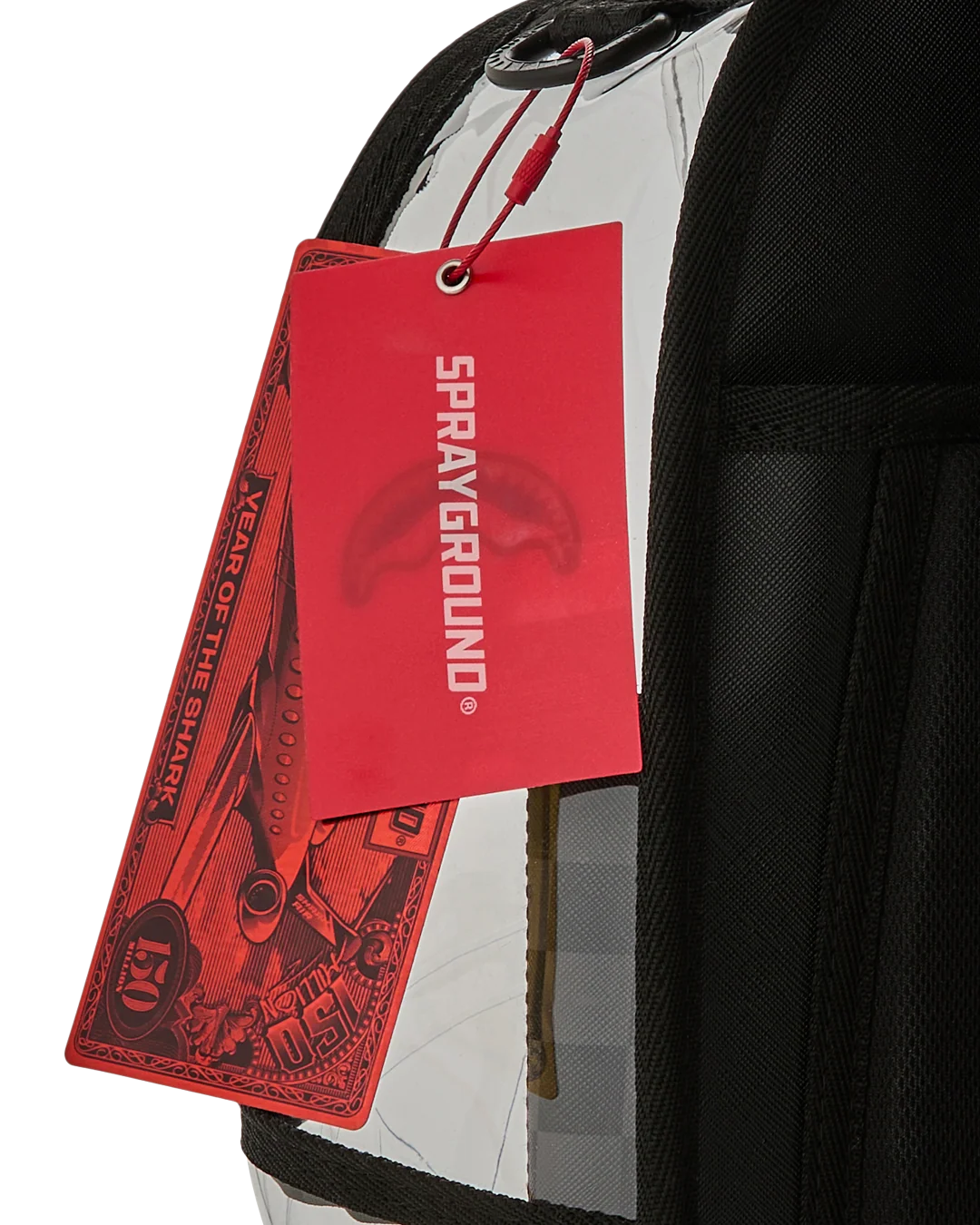 CLEAR DLX BACKPACK - CHECKED OUT (GRAY BLK CHECK)