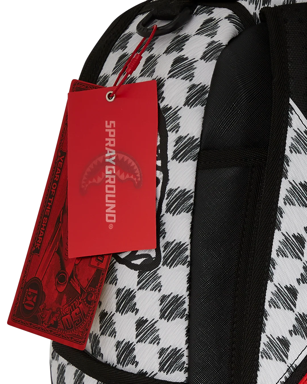 SCRIBBLE DRIBBLE CHECK BACKPACK