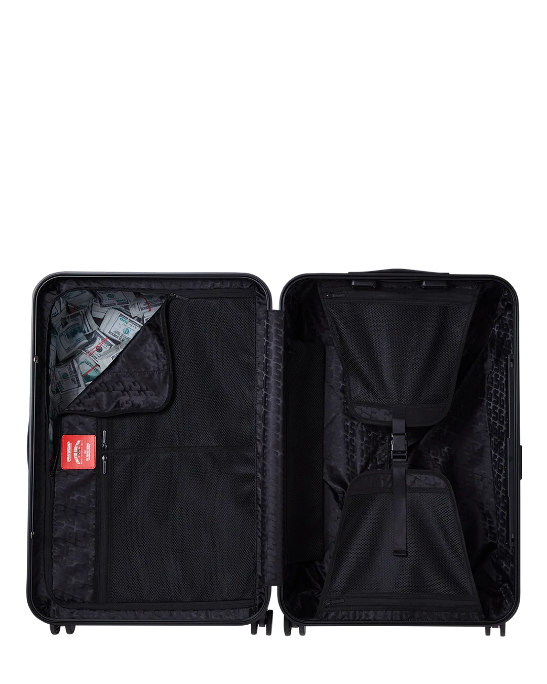 REALITY CHECK SHARKITECTURE FULL-SIZE JETBLACK LUGGAGE (GUNMETAL HARDWARE)