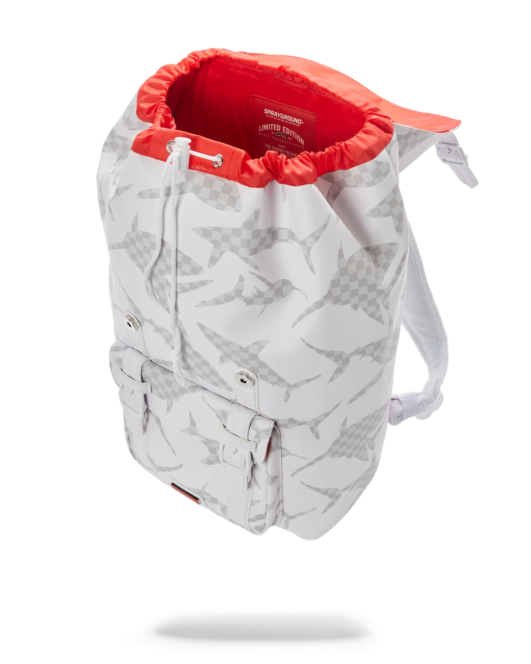SHARK CHECK (WHITE) HILLS BACKPACK