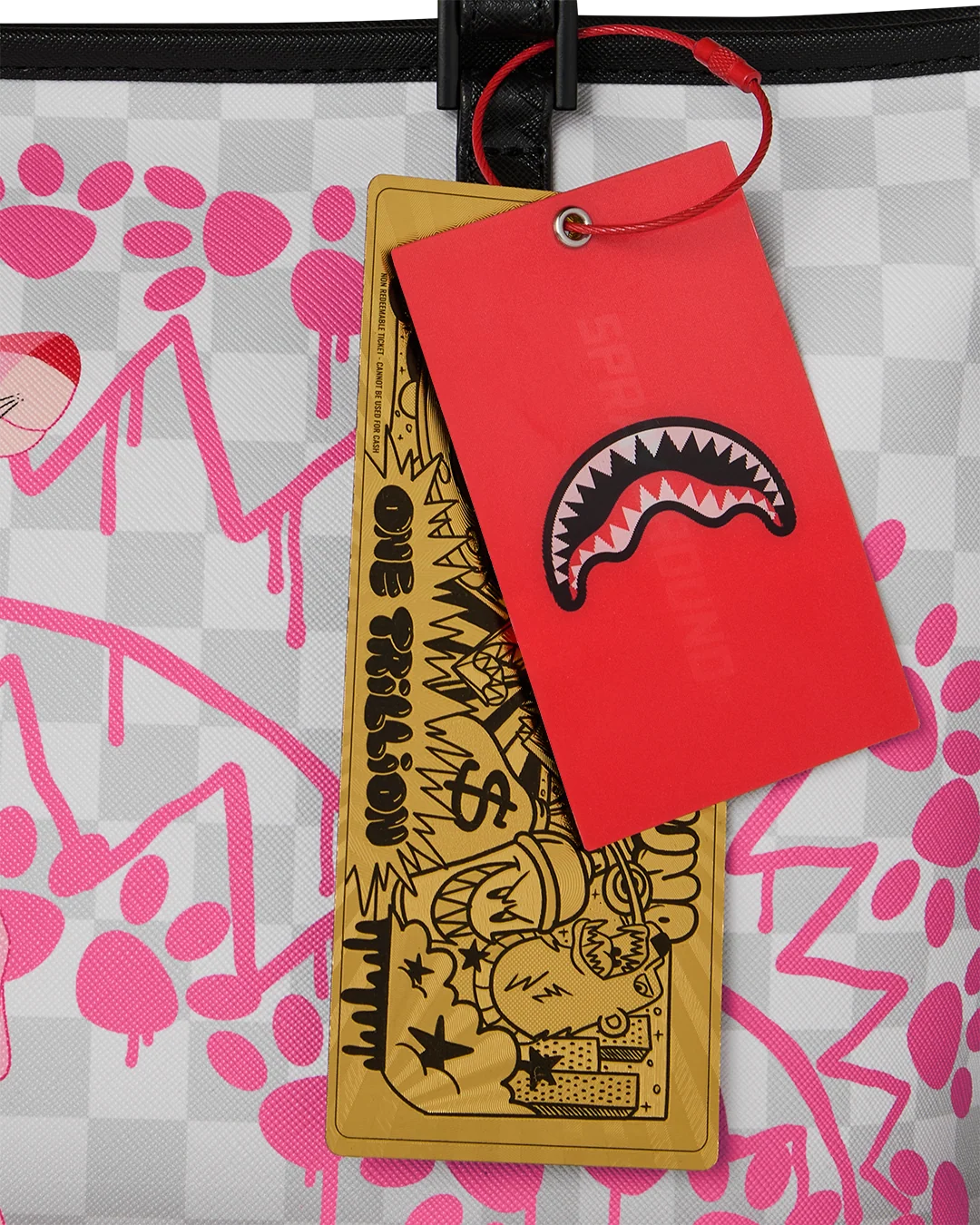 PINK PANTHER PAWPRINTS TOTE